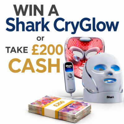 Win A Shark CryGlow LED Mask or Take £200 Cash