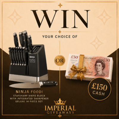 Win a Ninja Foodi StaySharp Knife Block or £150 tax Free Cash