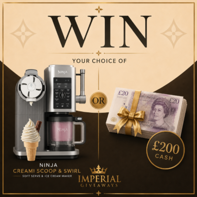 Win a Ninja Creami Scoop & Swirl or £200 Tax Free Cash