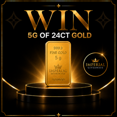 Win a 5g of 24CT Gold Bar