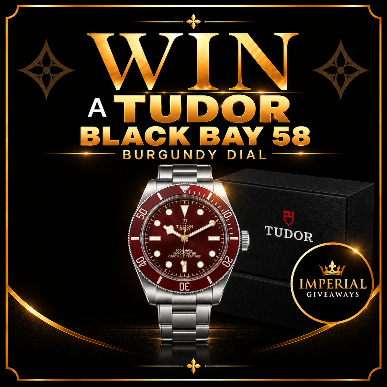 Win A Tudor Black Bay 58 Burgundy Dial